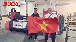 SUDA CNC ROUTER,Laser Cutting Machines at Vietnam Customer's Factory,He has more than 3 Sets Machine