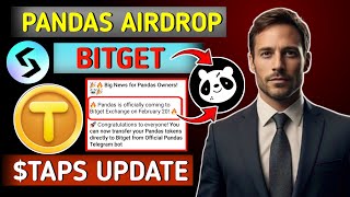 Pandas is officially coming to Bitget Exchange | Tapcoins update today | Tapcoinsbot