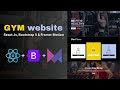 💪 React Gym Website using React Js, Bootstrap 5 & Framer Motion