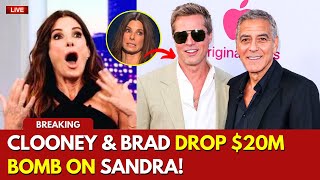 Shocking: Sandra Bullock Gets $20M Offer from George Clooney \u0026 Brad Pitt for Ocean's 14 | Hollywood