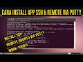 TUTORIAL CARA MENGINSTALL APLIKASI SSH  MEREMOTE LINUX DENGAN PUTTY