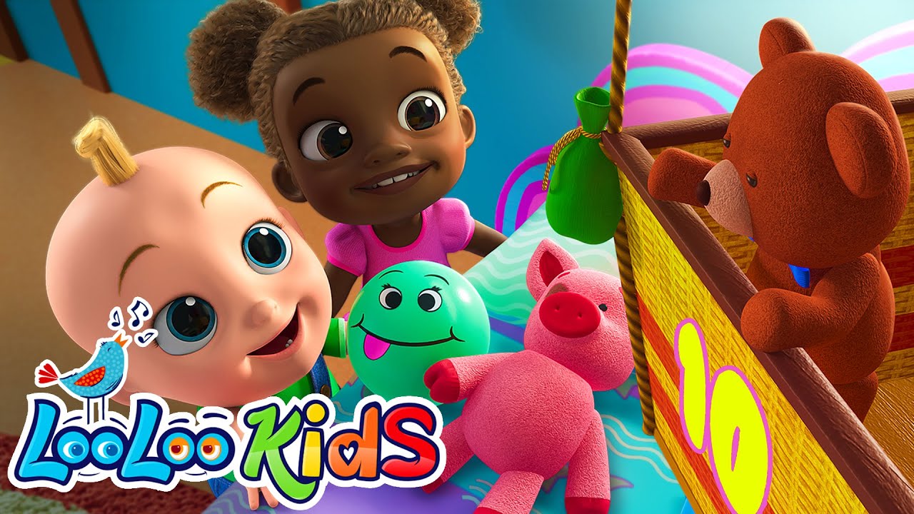Ten in the Bed + ZIGALOO Dance - THE BEST KIDS SONGS - LooLoo Kids