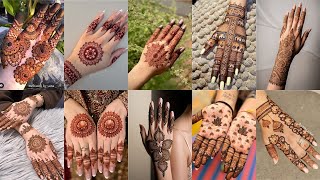 Mandala Lotus cutwork Indian style Mehendi design || Indian Mehndi design 2025 || Mehndi latest