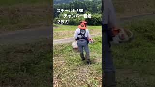 スチールfs250 、チャンバー装着機　#shorts  #shortsvideo  #shortsyoutube