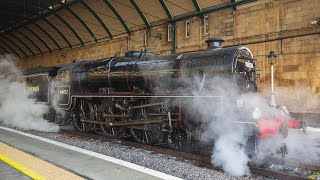 British Railways Black 5 Loco 44932 at Hull Interchange.