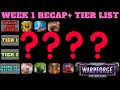 Week 1 Ranked Recap, Tier-list and Decks! Warhammer 40,000: Warpforge