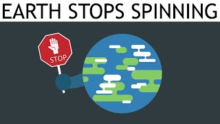 What happens if the Earth Stops Spinning on its Axis?