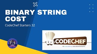 Binary String Cost Problem Code: BSCOST | CodeChef solution | Python3