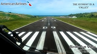 ✈ American Airlines - THE PILOT'S PERSPECTIVE - Flying Into Dominica 🇩🇲