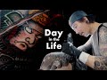 Japanese Tattoo Artist - Day in the life [JPN SUBS]