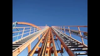 The biggest roller coaster drop in the world!!