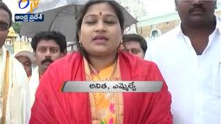 Tirumala Visit To MLA Anitha