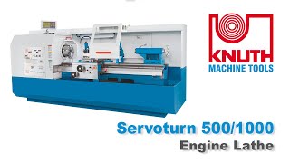 KNUTH Servoturn 500/1000 - Conventional turning with the precision \u0026 dynamics of modern CNC machines