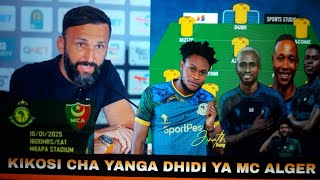 🔴Kocha Sead Ramovic Atangaza Kikosi Kitakacho ikabili MC ALGER Jumamosi, YANGA Wajipanga Kushinda Tu