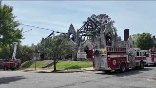 Fire destroys historic church in Wilmington on Sunday