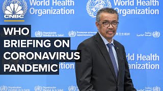 World Health Organization holds a briefing on the coronavirus as cases surge — 11/2/2020