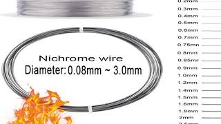 1pcs 1-50meters Nichrome wire Diameter 0.08mm-3.0mm Cr20Ni80 Heating wire Resistance wire