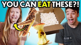 Eating Things You Didn't Know Were Edible | People Vs. Food