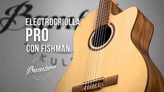 Review Guitarra Electrocriolla PRO con Fishman - Bamboo