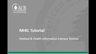 MHIL Tutorial-9- MEDLINE(OVID)- MESH Searching (Including LIMITS)