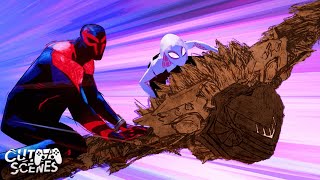 Spider 2099 & Spider-Woman Join Spider-Gwen against Vulture! | Spider-Man: Across the Spider-Verse