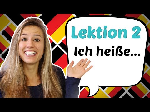 How do you say hello my name is in German?