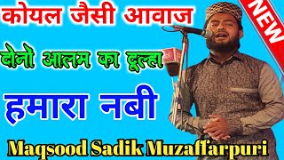 दोनों आलम का दूल्हा हमारा नबी | कोयल जैसी आवाज | 2022 | Maqsood Sadik Muzaffarpuri Naat Muzaffarpur