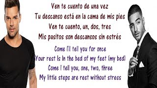 Ricky Martin - Vente Pa' Ca Lyrics English and Spanish - ft Maluma - Translation