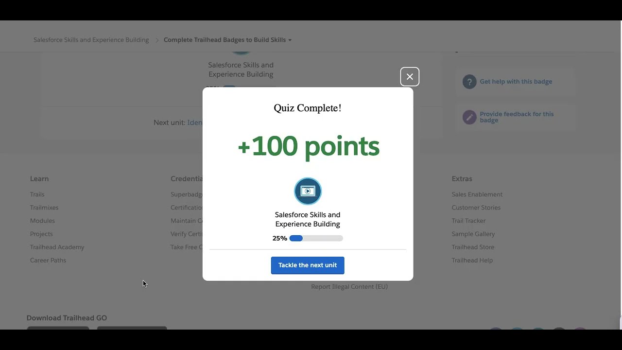 Complete Trailhead Badges To Build Skills |Salesforce ...