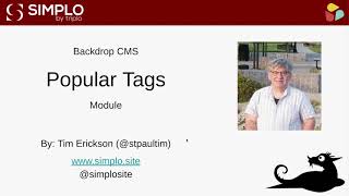 Backdrop CMS Modules: Popular Tags