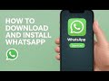 How to Download and Install WhatsApp Mobile App Tutorial (2024) Full Guide
