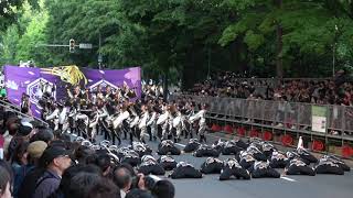 YOSAKOIソーラン祭り（2019/6/9）室蘭百花繚蘭（大通南北パレード会場：北コース）※ファイナルパレード