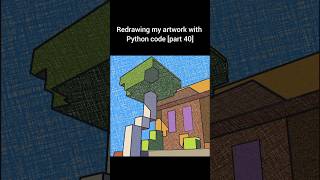 Part 40 | Python Turtle drawing | #python #pythonprogramming #coding #minecraft #digitalart