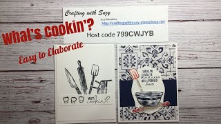 Easy to Elaborate Greeting Cards with the What's Cooking Bundle
