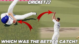 Mohammed Shami vs Rohit Sharma - Best Catch Challenge - Cricket 22 #Shorts - RahulRKGamer