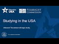 Fulbright-EducationUSA webinar: Undergrad Study in the US - July 2022