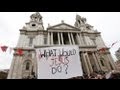 La Iglesia anglicana comulga con el credo de los indignados