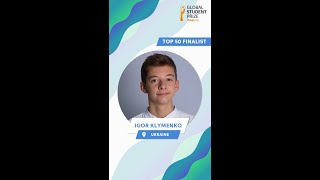 Poznaj Igora, finalistę Top 50 konkursu Chegg.org #GlobalStudentPrize 2022! 🌍🏆