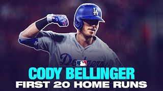 Cody Bellinger's First 20 Home Runs