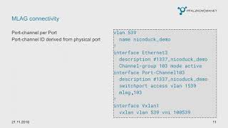 How to operate a VXLAN network