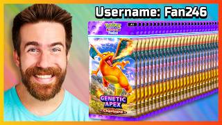 Opening 250 Packs On a Fans Account - Pokémon TCG