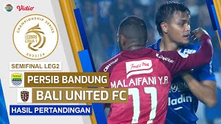 Hasil Akhir Pertandingan - Persib Bandung Vs Bali United FC | Championship Seires BRI Liga 1 2023/24