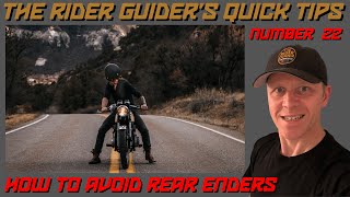 PREVENT REAR END COLLISIONS - MOTORBIKING QUICK TIP #22