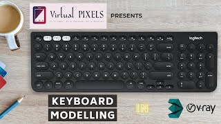 Keyboard Modelling in 3Ds Max