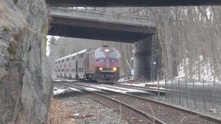 MBTA And Amtrak Action In Wellesley MA!