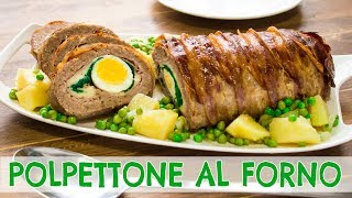 Polpettone Ripieno al Forno | Ricetta Secondo Facile | 55Winston55