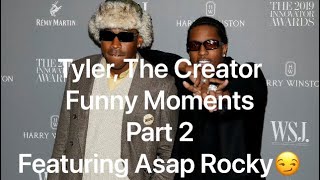 TYLER, THE CREATOR FUNNY MOMENTS | PART 2 | ASAP ROCKY EDITION