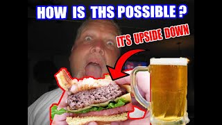 Who Eats a Burger Like This Guy? - IDIOT or Genius? - The Wolfe Pit