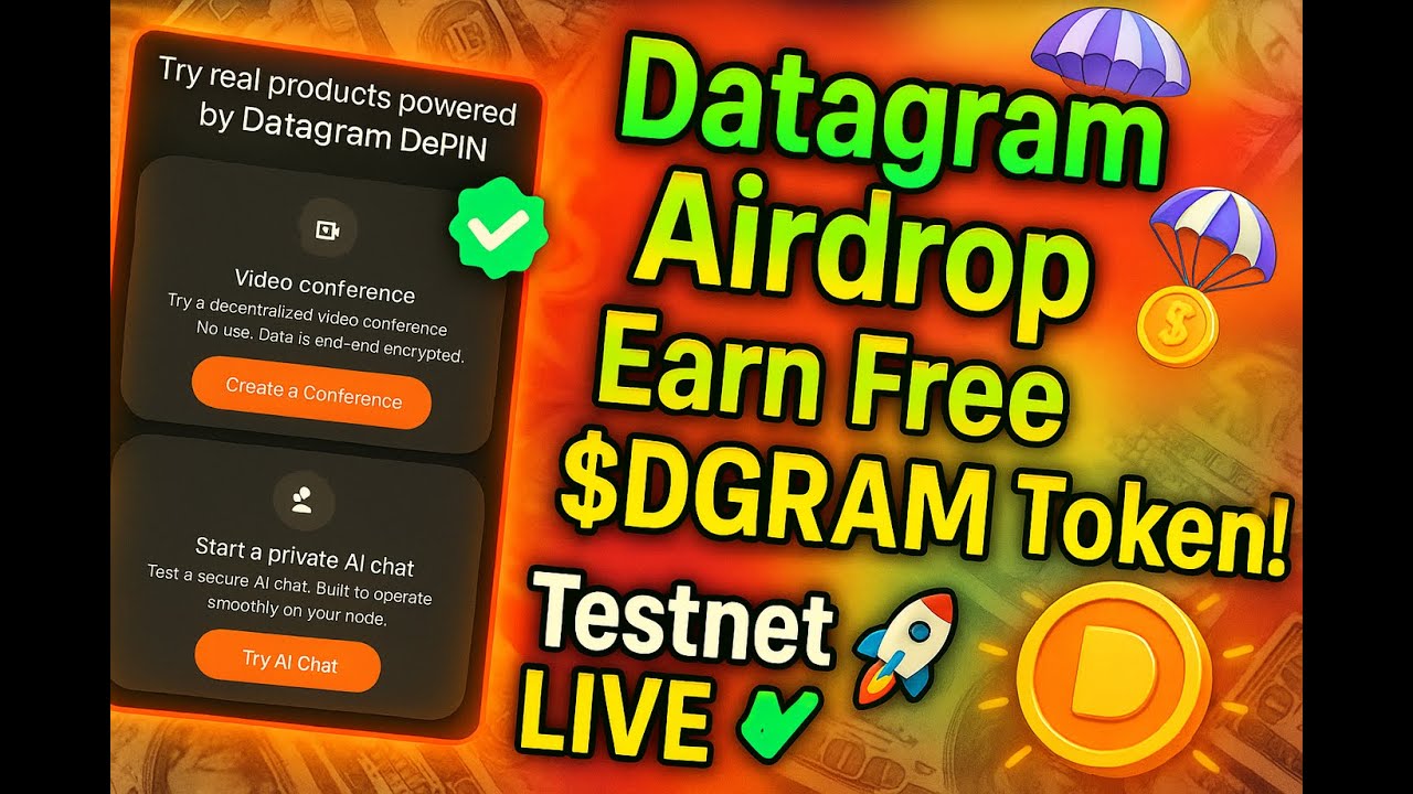 How To Join Datagram Testnet Earn Dgram Airdrop Step By Step Guide