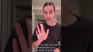 Los secretos de Hailey Bieber para lucir una piel hidratada, suave y luminosa, Skin Food de Weleda